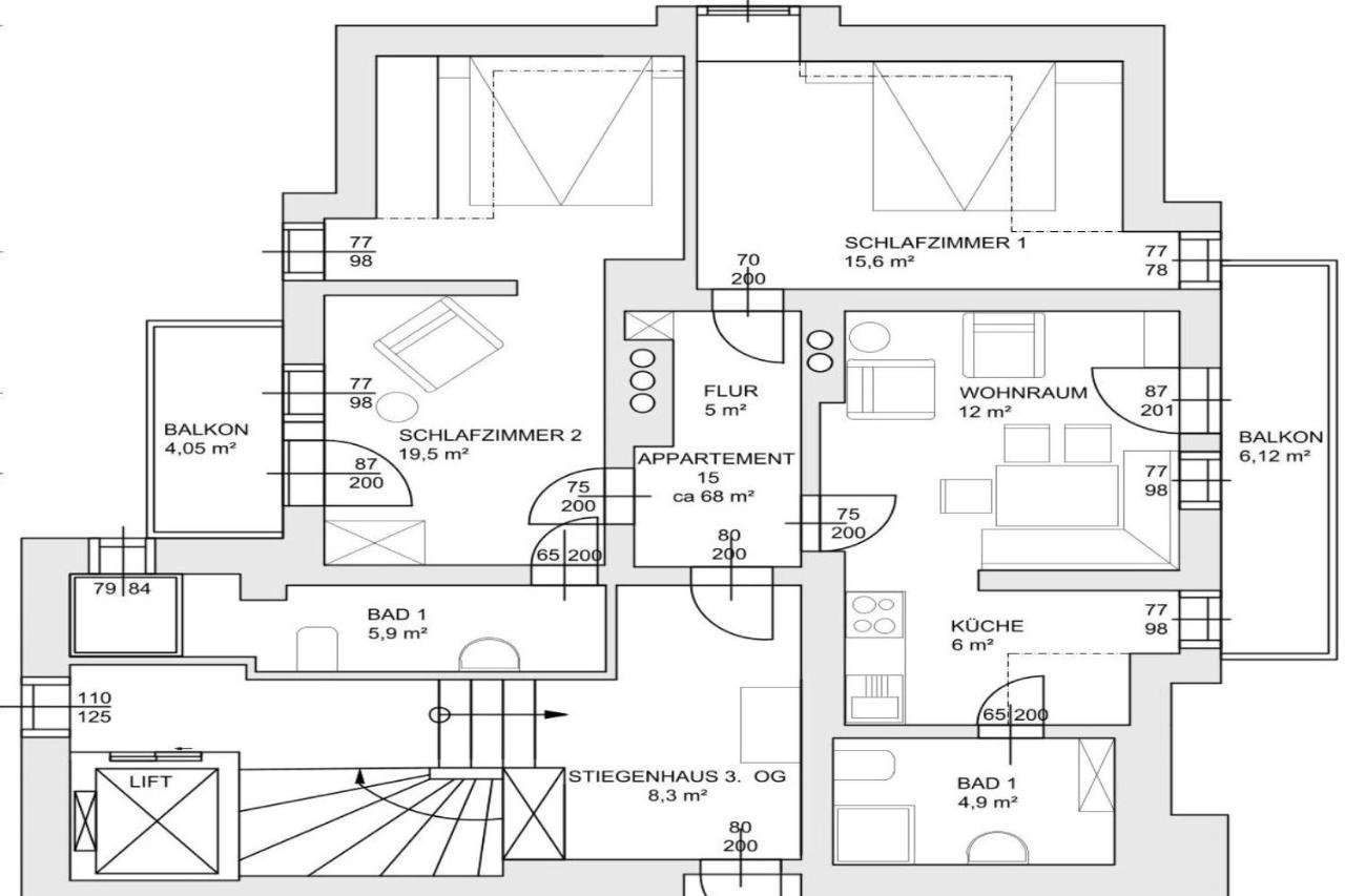 Pension Appartements Gabriele Bad Gastein Ngoại thất bức ảnh